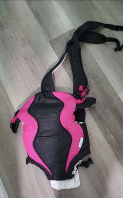 Pink and Black Baby Carrier