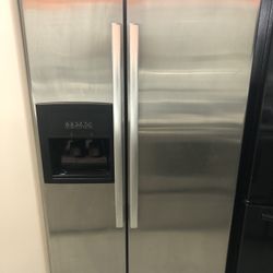 Stainless Side By Side Refrigerator 