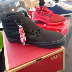 Vans Ward Hi Canvas Black 9.5