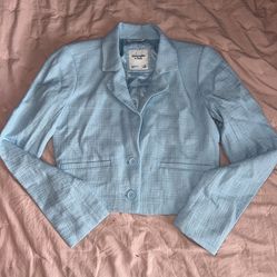 Abercrombie & Fitch blue blazer size extra small