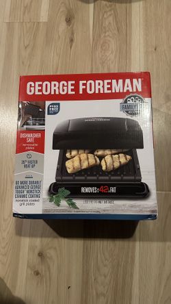 George Foreman 4-Serving Removable Plate Electric Gril