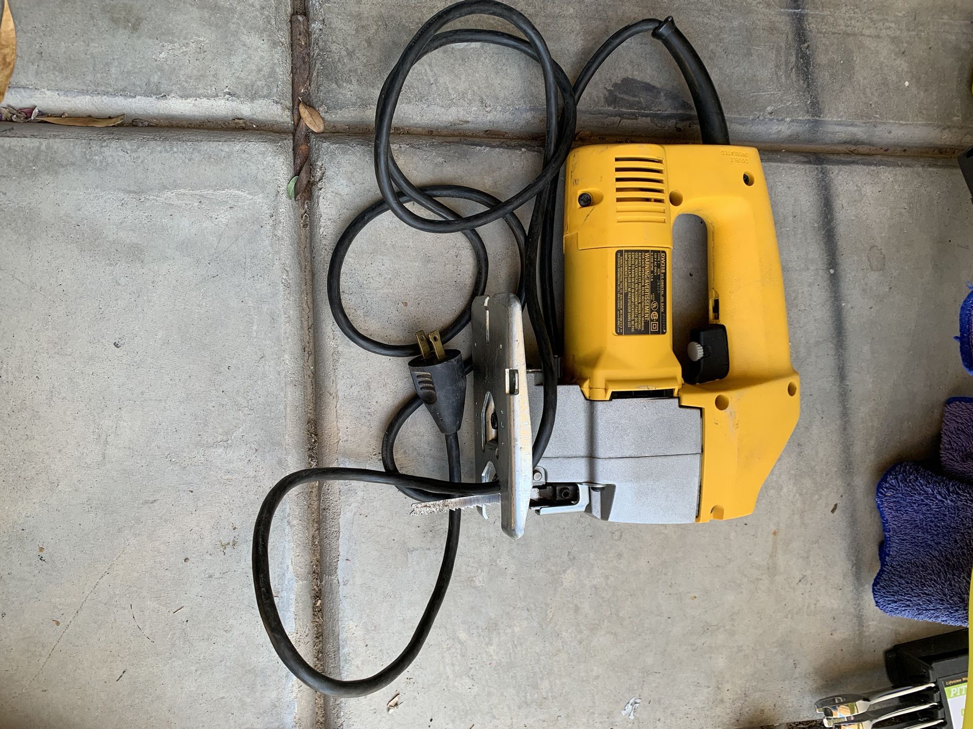 DEWALT JIG SAW Orbital 