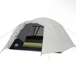 Core 6 Person Instant Tent Set- Family Tent With Lighted Dome- Outdoor  