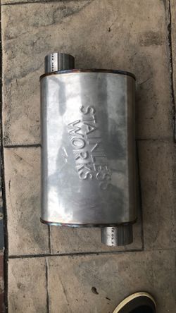 Stainless works turbo chambered muffler