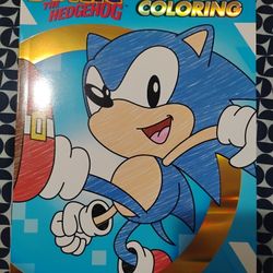 New Sonic The Hedgehog Advanced Coloring Book