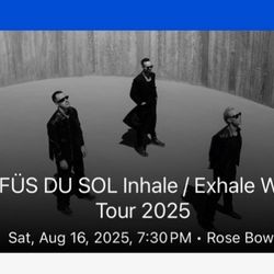1 RUFUS DU SOL  Ticket