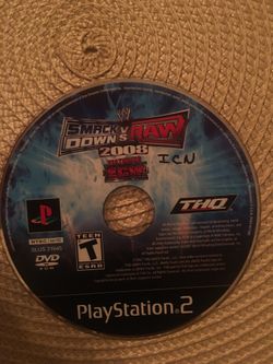 Sony PlayStation ps2 smack down vs raw 2008 ecw