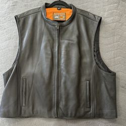 Plus 5x Vest Leather Jacket New No Tag $75 
