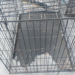 1 Metal Dog Crates 42×36 $20