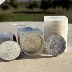 UNC MORGAN/ PEACE DOLLAR ROLLS