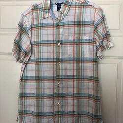 Gap Boys Plaid Shirt Size 10, Polo Stripe 10 12 Shirt