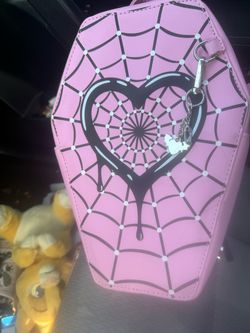 Monster High Draculaura Pink Coffin Mini Backpack Adjustable