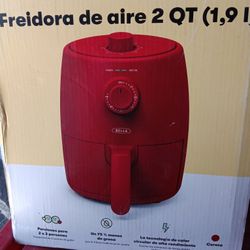 2qt Air Fryer. Red. New.  In Box