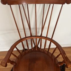 Vintage Nichols & Stone Windsor Cherrywood Arm Chair