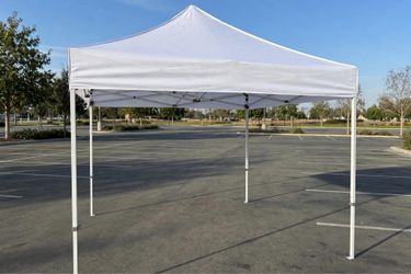 White Pop-Up Canopy Tent 10x10