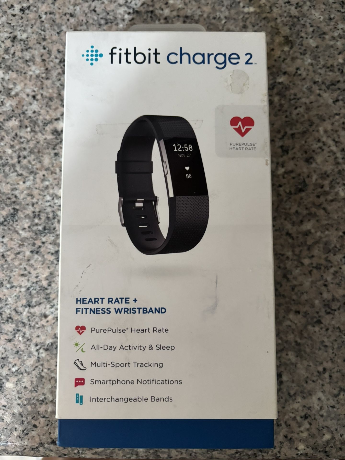 Black fitbit charge 2