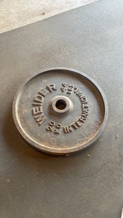 44 lb weight plate