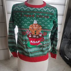 Christmas Sweater for kids Size L. Giggling Getup.