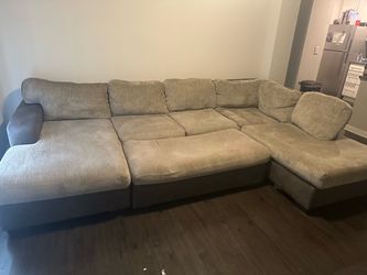 Sectional couch without the ottoman