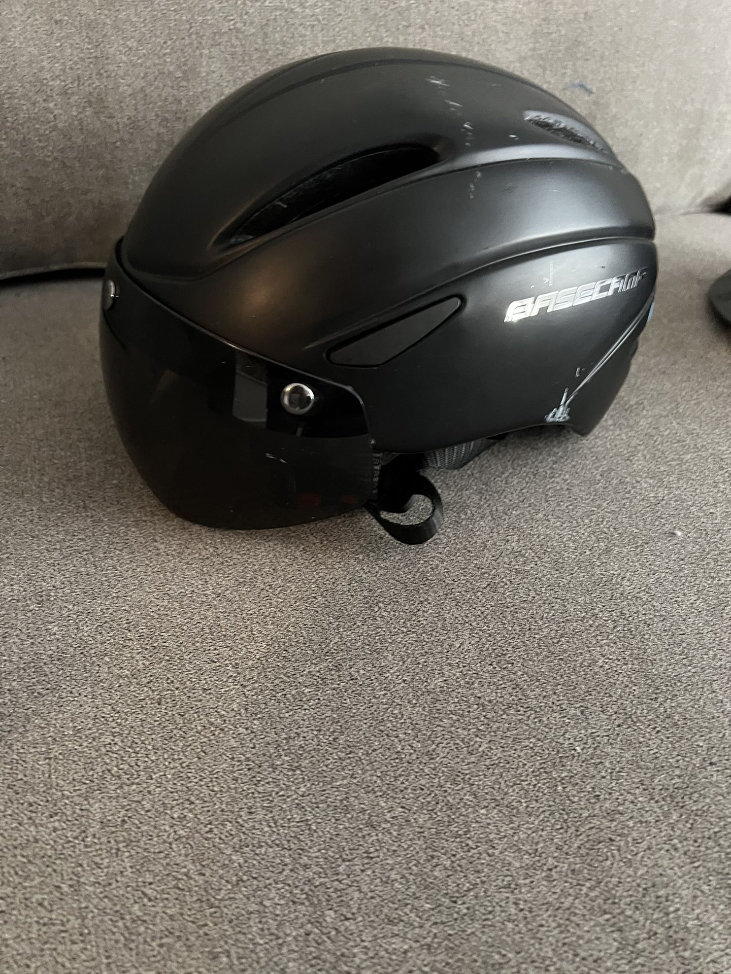 Cycle Helmet All Tinted And Viser Dark Tinted 