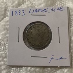 1883 liberty nickel U.S Coin