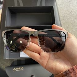 Carfia Men’s Polarized UV400 Sunglasses, black