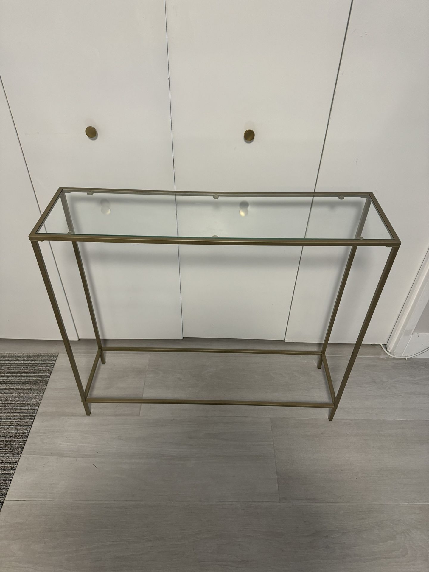 Designer Glass Console Table