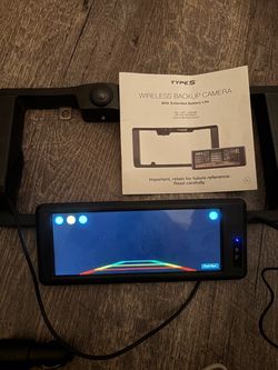License Plate Backup Camera TYPE S