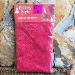 Holiday Style Jacquard Tablecloth