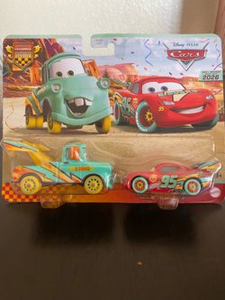 Disney Pixar cars race to celebration