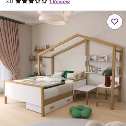 Full sized children's bed frame 