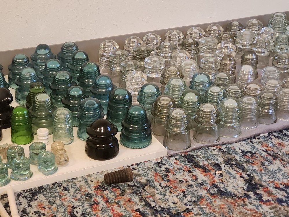 Antique Glass Insulator Collection