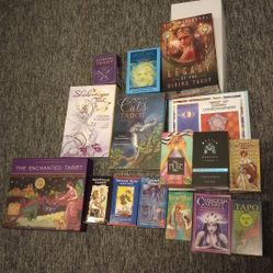 Lot Of 18 Tarot Decks And Oracle Card Decks