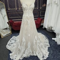 New Sz 12 Wedding Dress Vestido De Novia