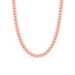 14k Solid Gold Cuban Chain Necklace