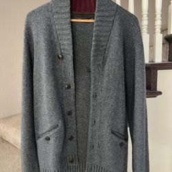 TED BAKER Wool/Cotton Mens Cardigan size Large (4)