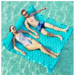 Brand: Jasonwell Jasonwell Floating Mat Pool Floats - Giant Inflatable Pool Float Lake Raft Lounge Floating Water Mat for Swimming Pool Floatie Lounge