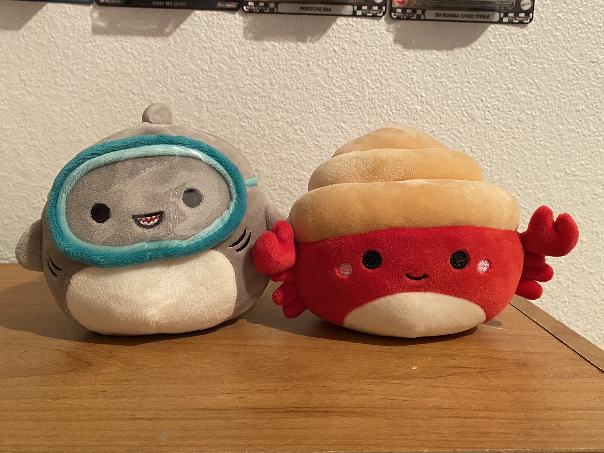 Squishmallow Lot Crab And Shark