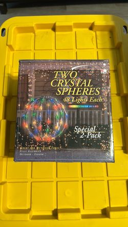 Brilliance Crystal Sphere Lights 2-Pack
