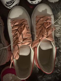 Pink and white Alexander mcqueens