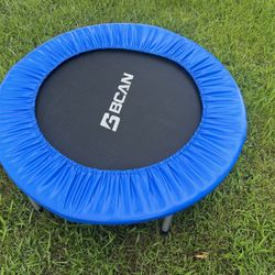 BCAN 38" Foldable Mini Trampoline Fitness Trampoline