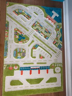 Ivi The Original 3D Play® Rug, Mini City, Multicolor, 39 x 59 in