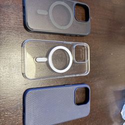 iPhone 15 Pro Case. Set Of 3 Preused 