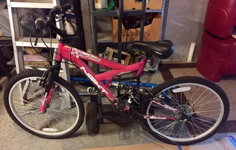 Girl/Women's NEXT POWER CLIMBER 18- Speed 2X Suspension Mountain Bike