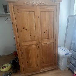 Solid Pine Amoire
