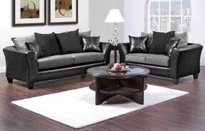 Black and gray couch and Loveseat!
