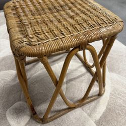 Rattan Side Table