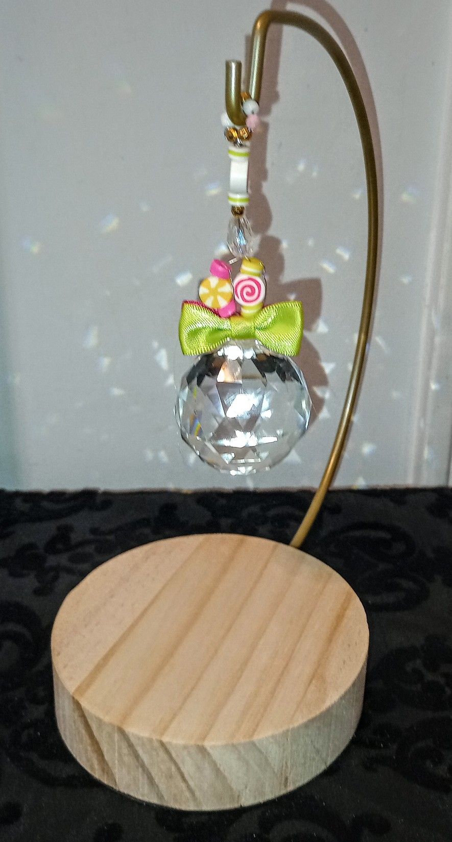 Crystal Sun Catcher - "Cotton Candy"