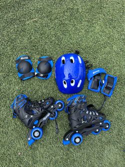 Chicago Skates Kids Roller Skate Set with Pads and Helmet