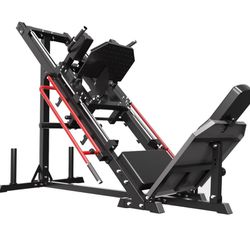 NEW leg press hack squat machine black exercise workout home gym